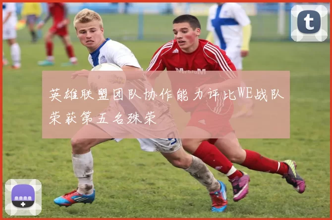 英雄联盟团队协作能力评比WE战队荣获第五名殊荣