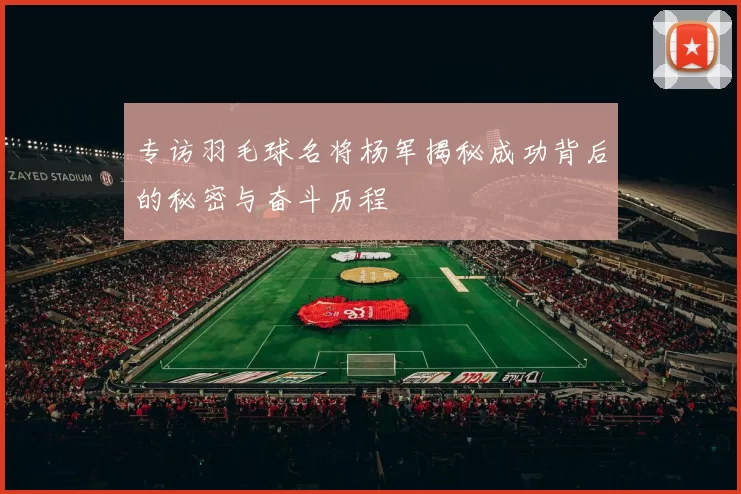 专访羽毛球名将杨军揭秘成功背后的秘密与奋斗历程