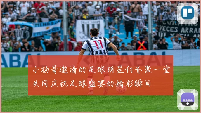 小杨哥邀请的足球明星们齐聚一堂共同庆祝足球盛宴的精彩瞬间