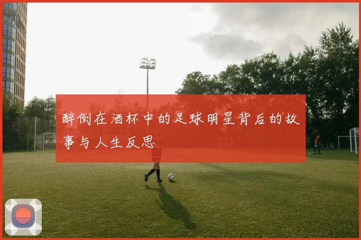 醉倒在酒杯中的足球明星背后的故事与人生反思